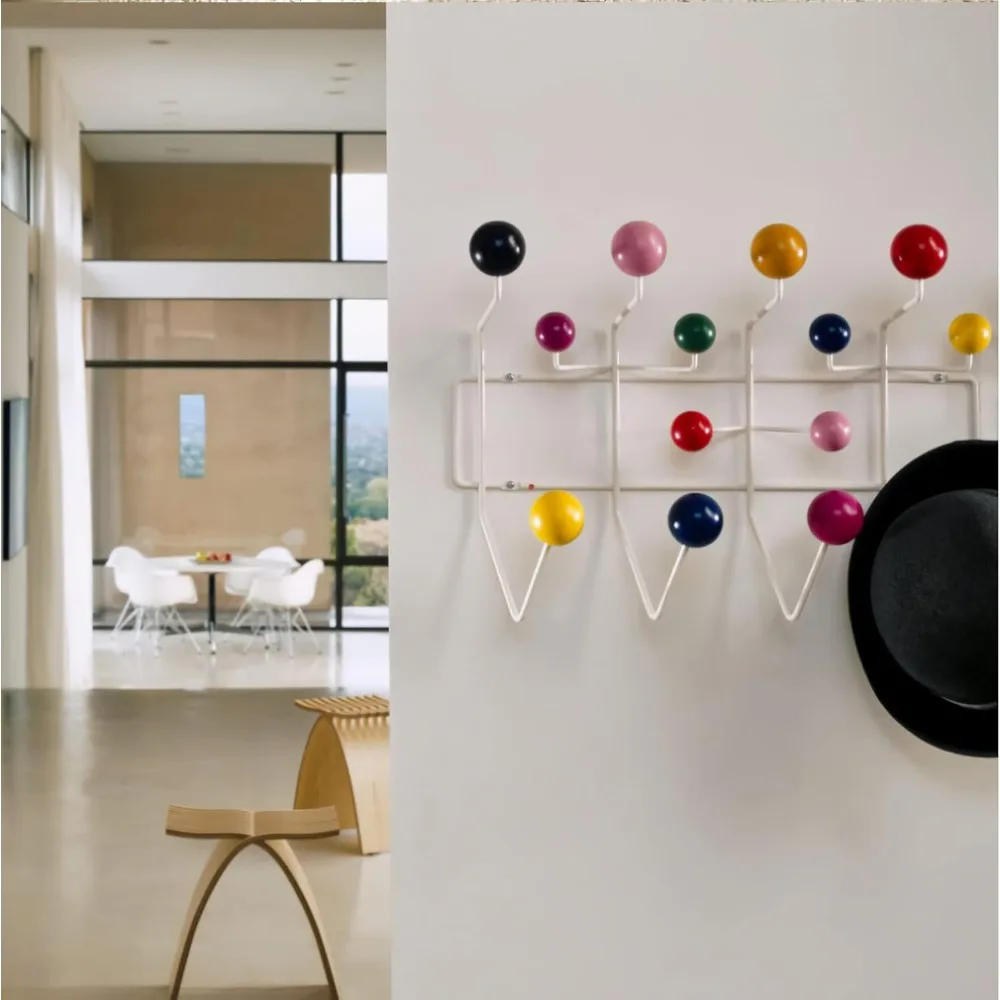 Classic Hang it All Coat Rack, Mid Century Modern Wall Mounted Coat Hooks with Painted Solid Wooden Balls(Multi Colors
Classic Hang it All Coat Rack, Mid Century Modern Wall Mounted Coat Hooks with Painted Solid Wooden Balls(Multi Colors