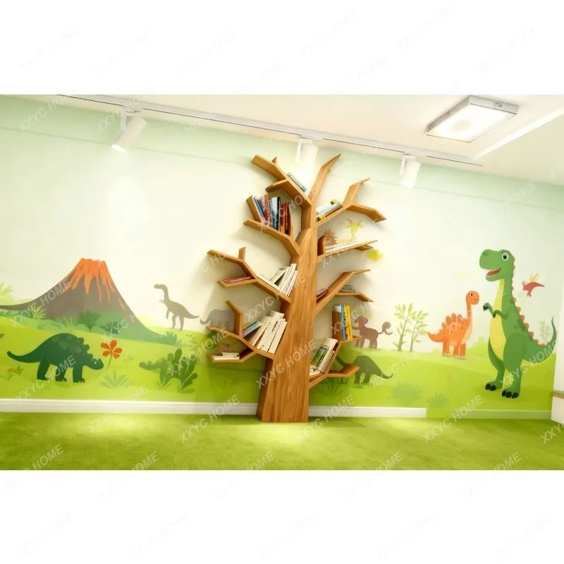 SLSolid wood stump floor rack living room household simple bookcase
SLSolid wood stump floor rack living room household simple bookcase