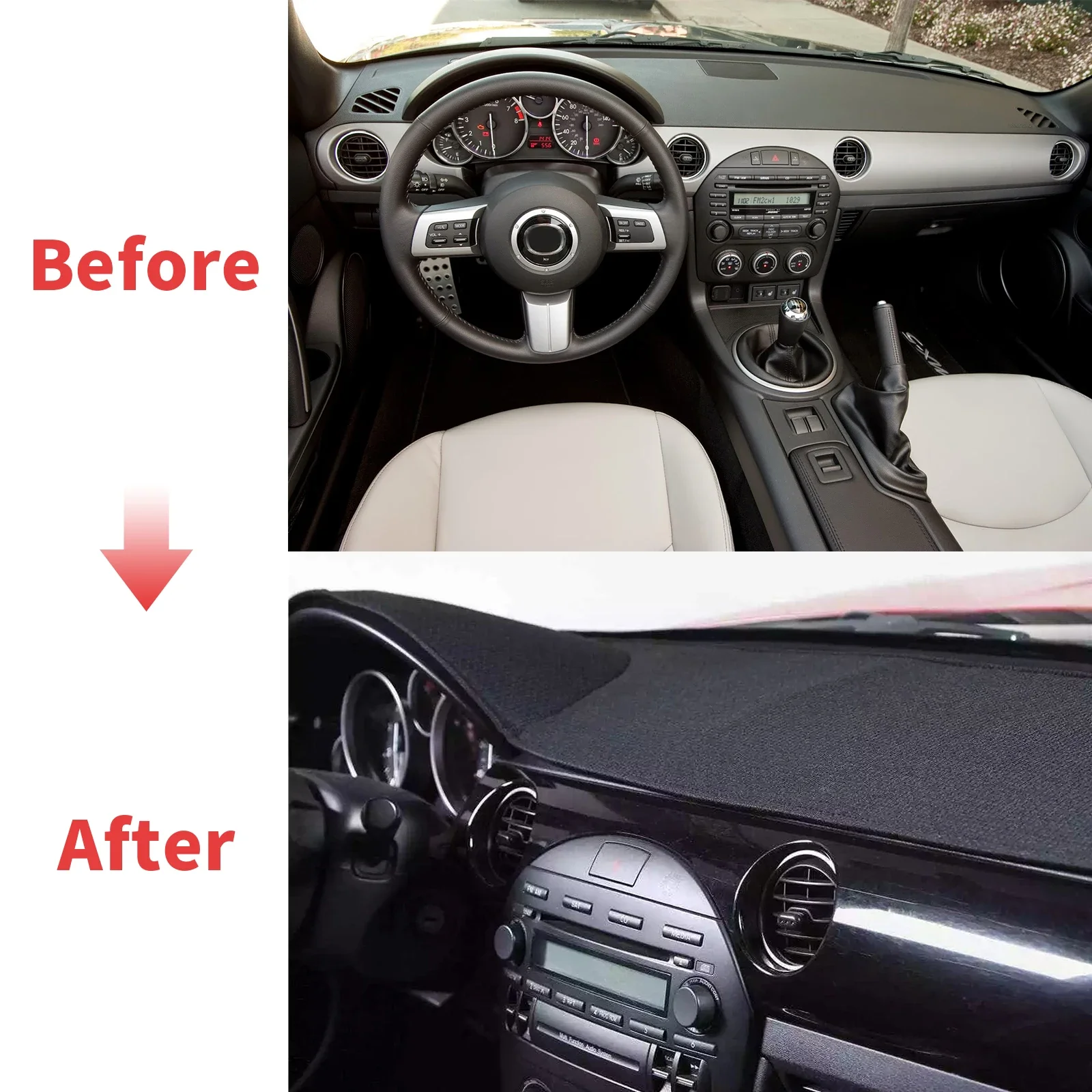 Car Dashboard Cover Pad for Mazda MX-5 Roadster Miata NC 2006-2014 MX5 Dash Mat Anti-Slip Sunshade Protective Carpet Dashmat
Car Dashboard Cover Pad for Mazda MX-5 Roadster Miata NC 2006-2014 MX5 Dash Mat Anti-Slip Sunshade Protective Carpet Dashmat