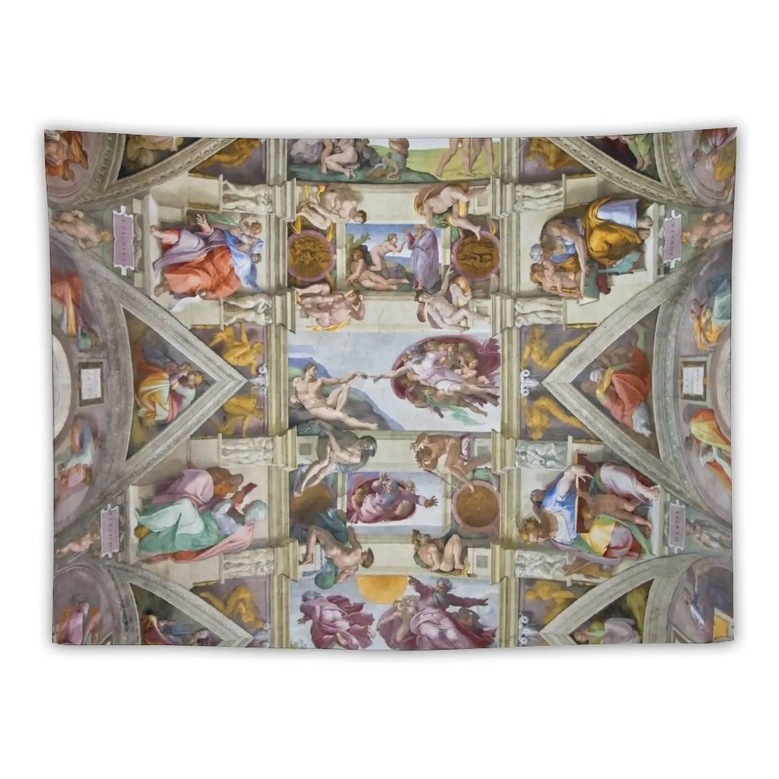 Michelangelo Sistine Chapel ceiling, 1477-1480 Tapestry Decoration Wall Aesthetic Home Decor Tapestry
Michelangelo Sistine Chapel ceiling, 1477-1480 Tapestry Decoration Wall Aesthetic Home Decor Tapestry