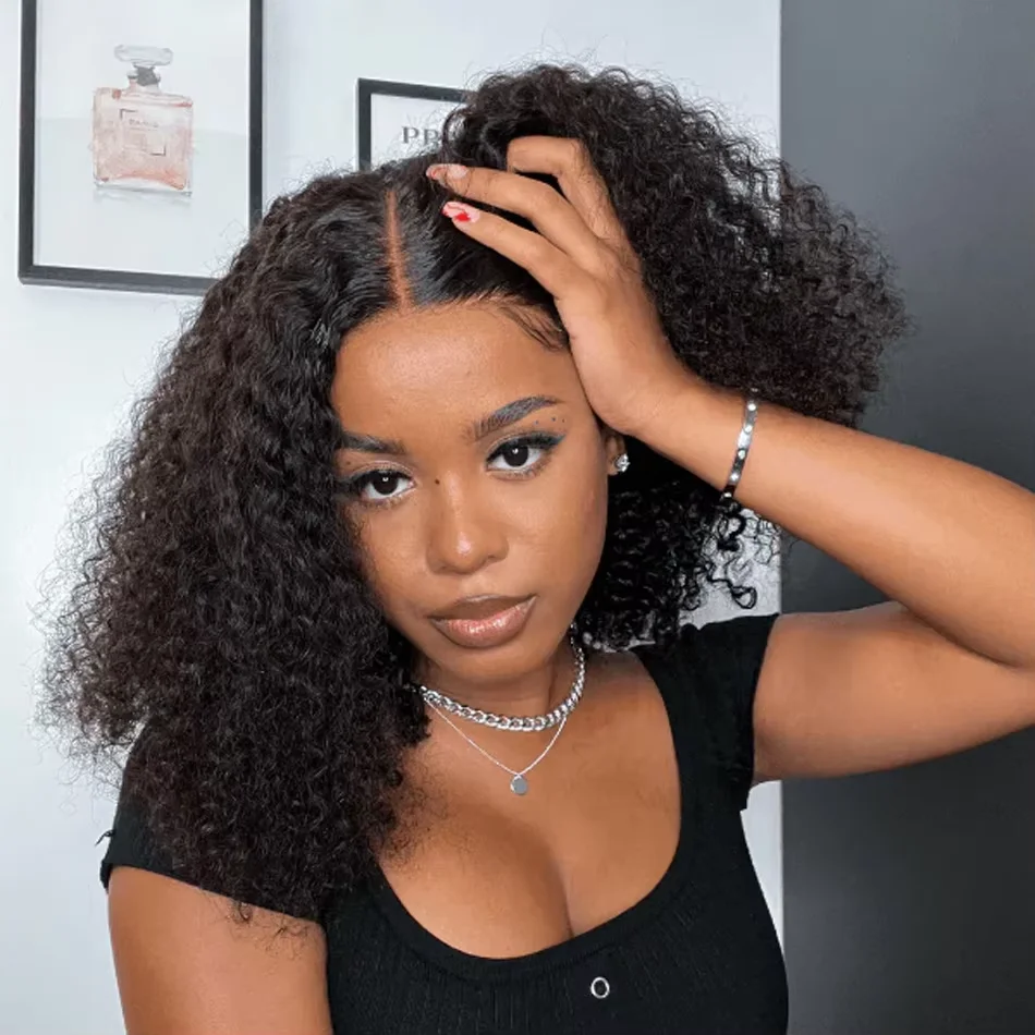 13x4 Curly Short Bob Wig 4x4 Lace Frontal Human Hair Wigs Brazilian 100% Human Hair Loose Deep Water Wave Lace Wig 200% Density
13x4 Curly Short Bob Wig 4x4 Lace Frontal Human Hair Wigs Brazilian 100% Human Hair Loose Deep Water Wave Lace Wig 200% Density