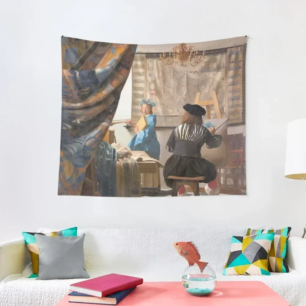 The Art of Painting, Johannes Vermeer Tapestry Wall Decoration Luxury Living Room Decoration Tapestry
The Art of Painting, Johannes Vermeer Tapestry Wall Decoration Luxury Living Room Decoration Tapestry