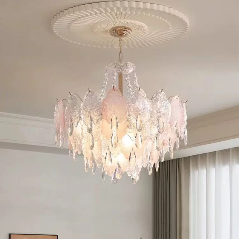 Романтические подвесные светильники E14 из синего градиентного стекла, хрустальная люстра K9 для спальни, подвесная лампа, домашний декор, внутреннее освещение, светодиодные светильники
Романтические подвесные светильники E14 из синего градиентного стекла, хрустальная люстра K9 для спальни, подвесная лампа, домашний декор, внутреннее освещение, светодиодные светильники