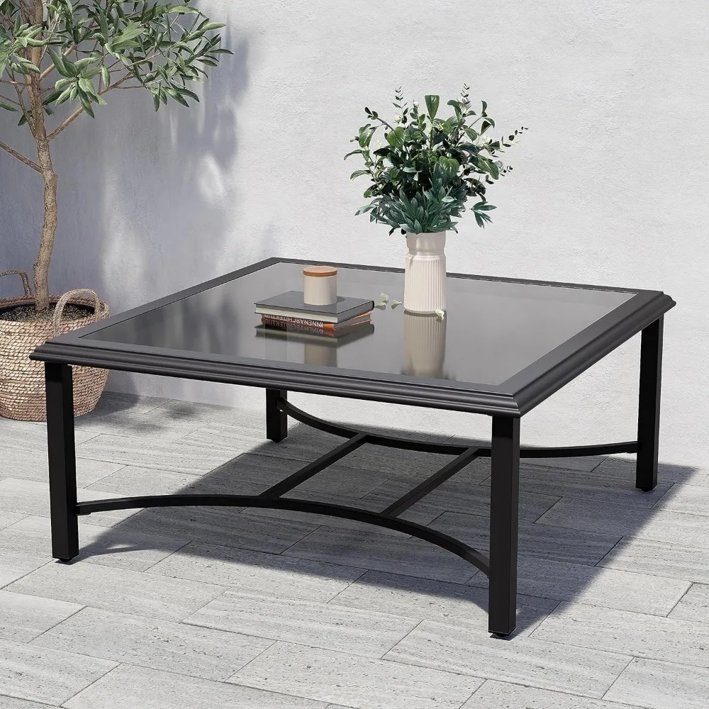 Outdoor Glass Coffee Table,Outdoor Furniture Coffee,Patio Garden Furniture Multi-Functional Tea Table with Tempered Glass Top,
Outdoor Glass Coffee Table,Outdoor Furniture Coffee,Patio Garden Furniture Multi-Functional Tea Table with Tempered Glass Top,