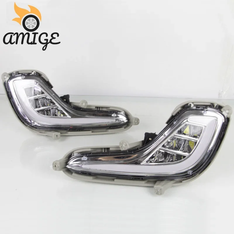LED DRL Daylights For Hyundai Solaris Accent 2010 2011 Yellow Turning Signal Auto Bulb Headlamps LED Daytime Running Headlights
LED DRL Daylights For Hyundai Solaris Accent 2010 2011 Yellow Turning Signal Auto Bulb Headlamps LED Daytime Running Headlights