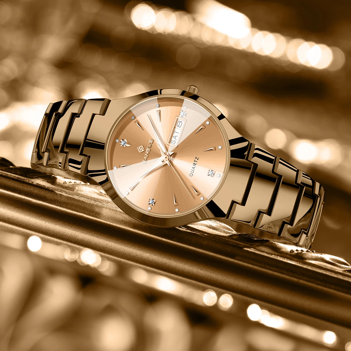 BANGWEI 2026 Fashion Women's Watch Waterproof Luminous Elegant Weekly Calendar Exquisite Women's Quartz Wrist Watch Reloj Mujer
BANGWEI 2026 Fashion Women's Watch Waterproof Luminous Elegant Weekly Calendar Exquisite Women's Quartz Wrist Watch Reloj Mujer