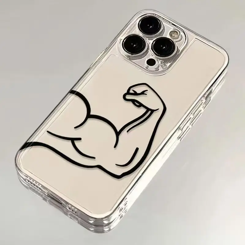 Strong Arm Phone Case For iPhone 17 Air 16E 16 15 14 11 Pro Max Plus 13 12 Mini 8 7 X XR Transparent Shockproof Cover
Strong Arm Phone Case For iPhone 17 Air 16E 16 15 14 11 Pro Max Plus 13 12 Mini 8 7 X XR Transparent Shockproof Cover