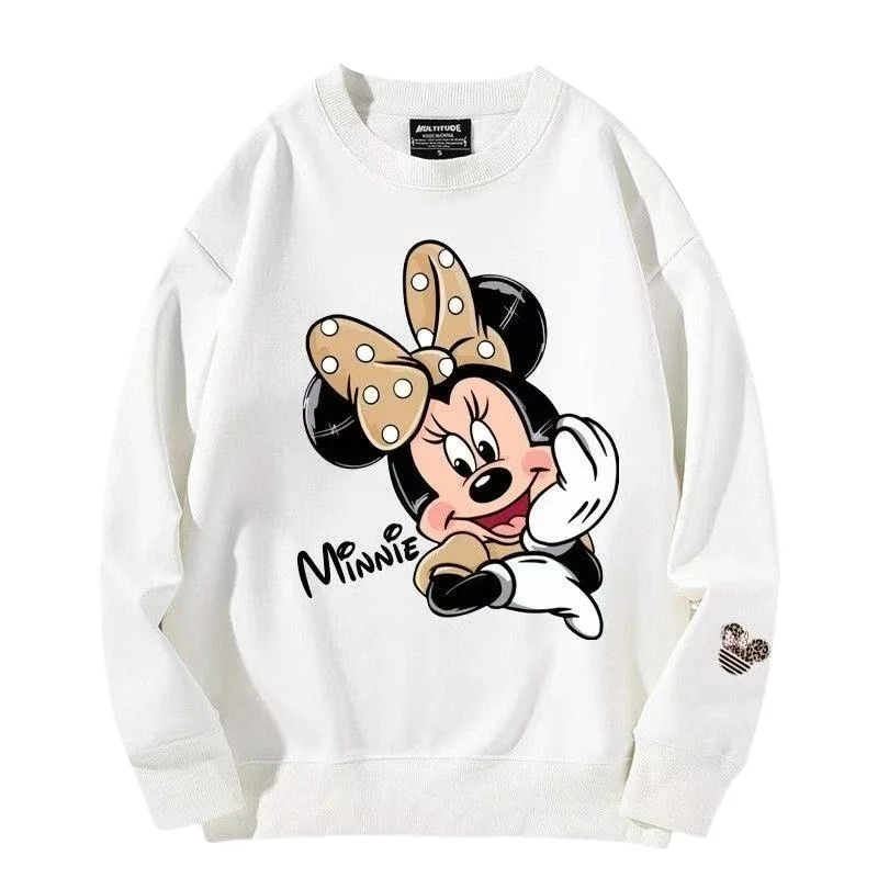 Disney Minnie Mouse Polka Dot Bow Crewneck Sweatshirt Casual Long Sleeve Pullover for Women & Teens
Disney Minnie Mouse Polka Dot Bow Crewneck Sweatshirt Casual Long Sleeve Pullover for Women & Teens