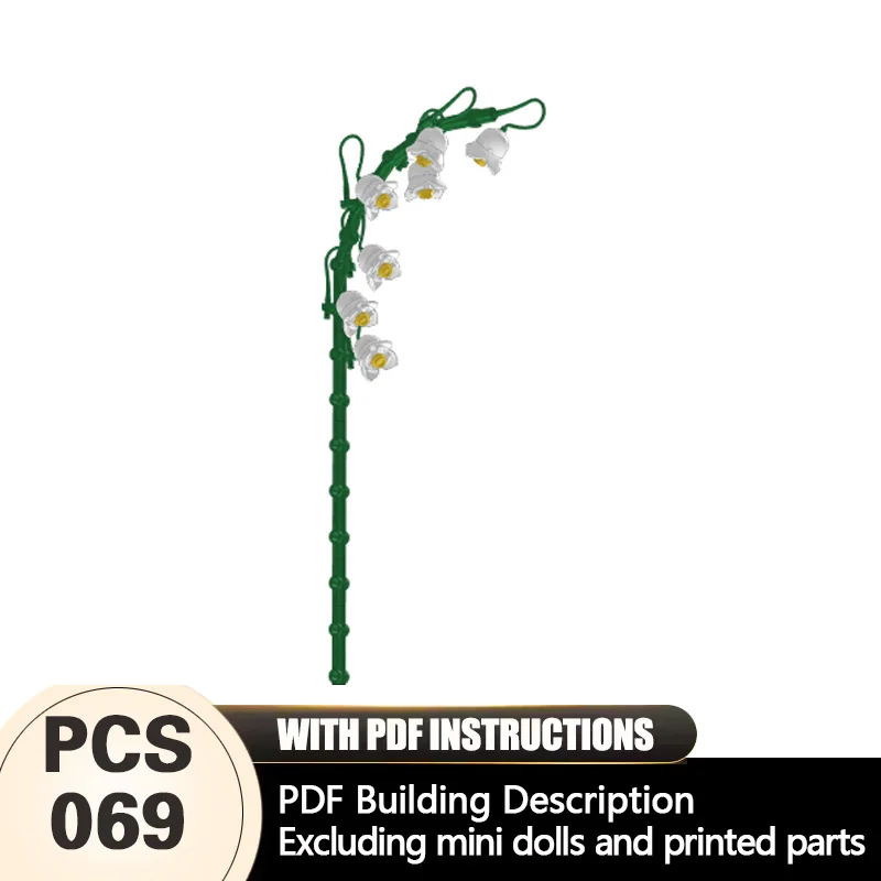 Creators Plant Series Model MOC Building Bricks Lilly Of The Valley Modular Technology Gifts Holiday Assemble Children Toys Suit
Creators Plant Series Model MOC Building Bricks Lilly Of The Valley Modular Technology Gifts Holiday Assemble Children Toys Suit