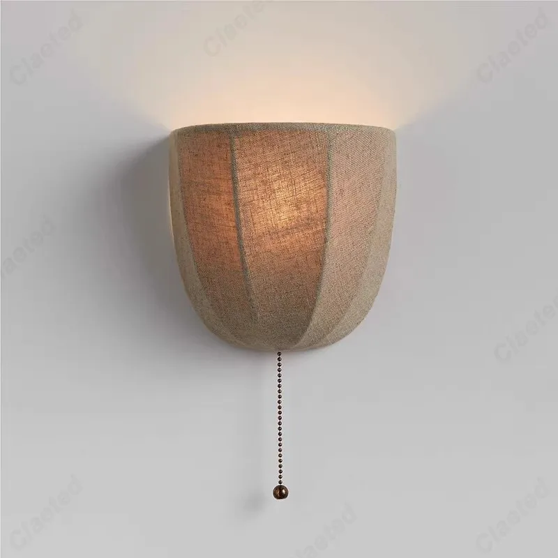 American Retro Simple LED Fabric Wall Lamp Living Room Dining Room Bedroom Bedside Decorative Lighting
American Retro Simple LED Fabric Wall Lamp Living Room Dining Room Bedroom Bedside Decorative Lighting
