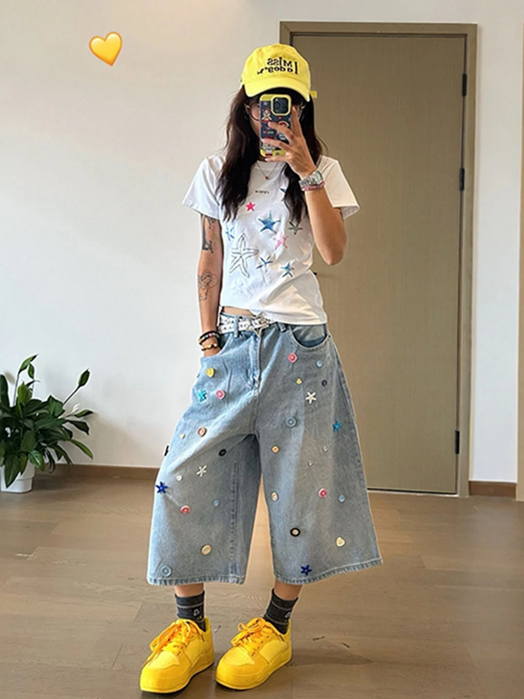 American Retro Button Denim Jeans Loose Wide Leg Pants High Waist Straight Cut Summer New Style plus Size Women's Cl...
American Retro Button Denim Jeans Loose Wide Leg Pants High Waist Straight Cut Summer New Style plus Size Women's Cl...
