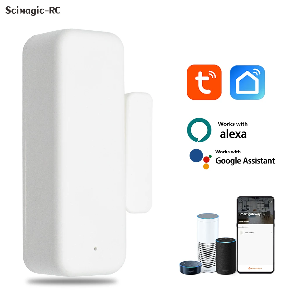 Tuya Smart WiFi Door Sensor Smart Home Open Close Detector Smartlife App Control Notification Compatible with Alexa Google Home
Tuya Smart WiFi Door Sensor Smart Home Open Close Detector Smartlife App Control Notification Compatible with Alexa Google Home