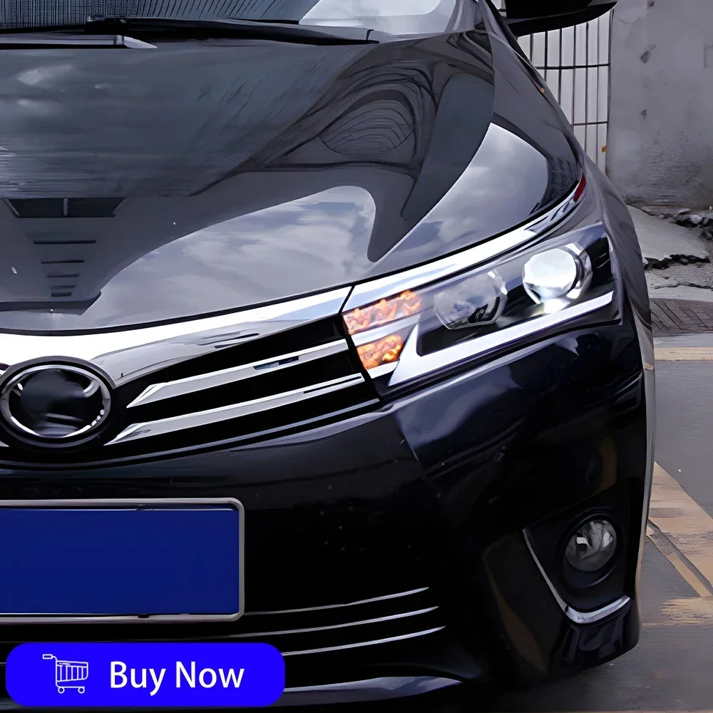 Для Toyota Corolla 2014-2017 автомобильные передние фонари, автоматические светодиодные фары в сборе, обновление, высокая настройка, линзы проектора, аксессуары для инструментов
Для Toyota Corolla 2014-2017 автомобильные передние фонари, автоматические светодиодные фары в сборе, обновление, высокая настройка, линзы проектора, аксессуары для инструментов