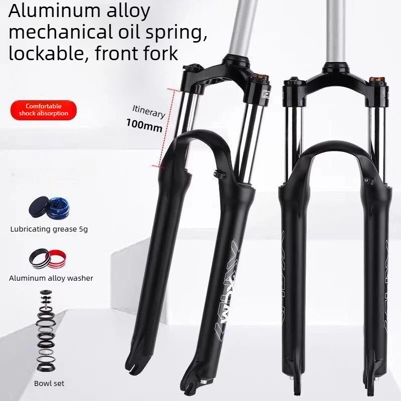 Запираемая гидравлическая велосипедная вилка с мягкой подвеской, универсальная передняя вилка для горного велосипеда
Запираемая гидравлическая велосипедная вилка с мягкой подвеской, универсальная передняя вилка для горного велосипеда