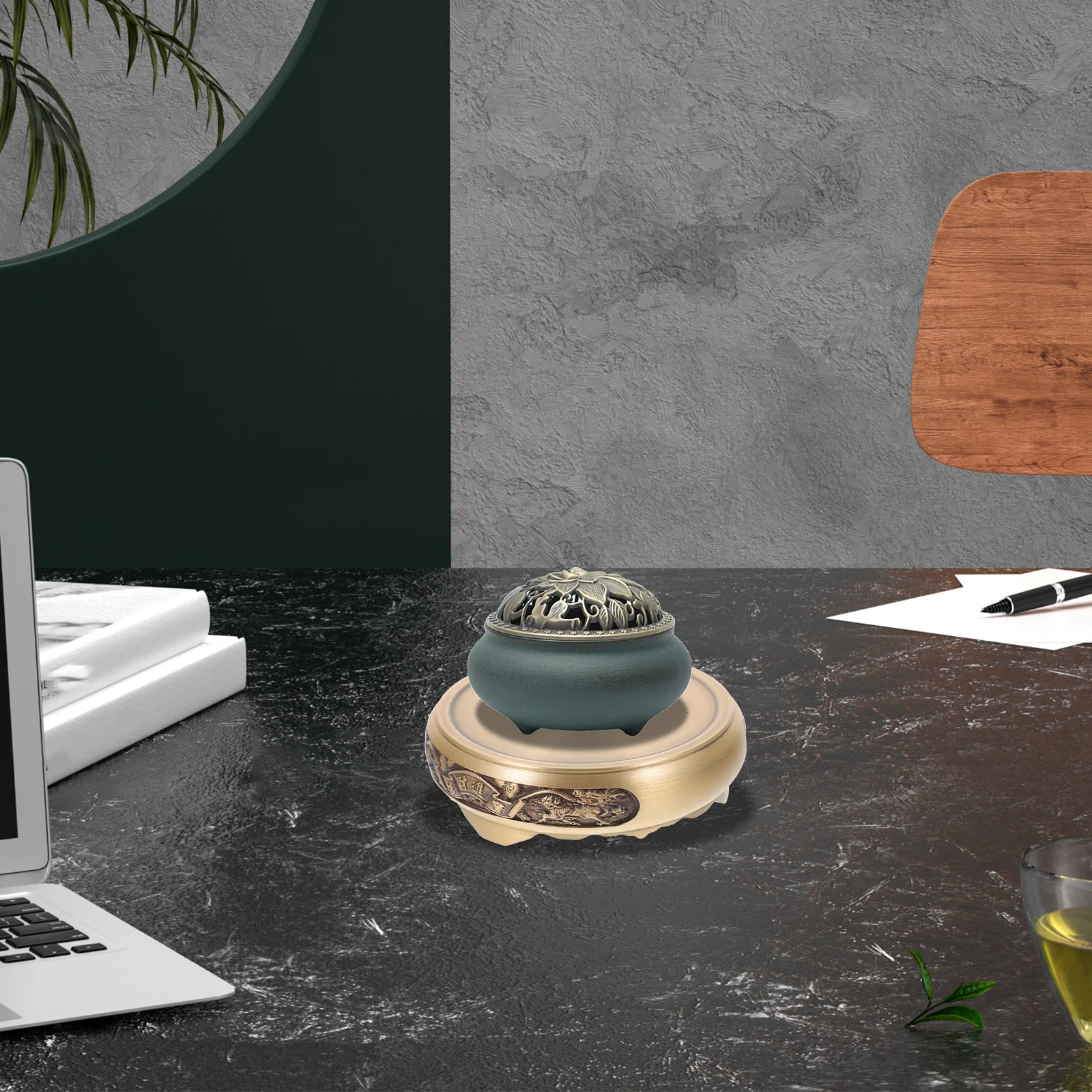 Incense Burner Base Round Copper Stand Smooth Exquisite Desktop Decor for Sauna Study Room Display Base for Incense Burner Vase
Incense Burner Base Round Copper Stand Smooth Exquisite Desktop Decor for Sauna Study Room Display Base for Incense Burner Vase