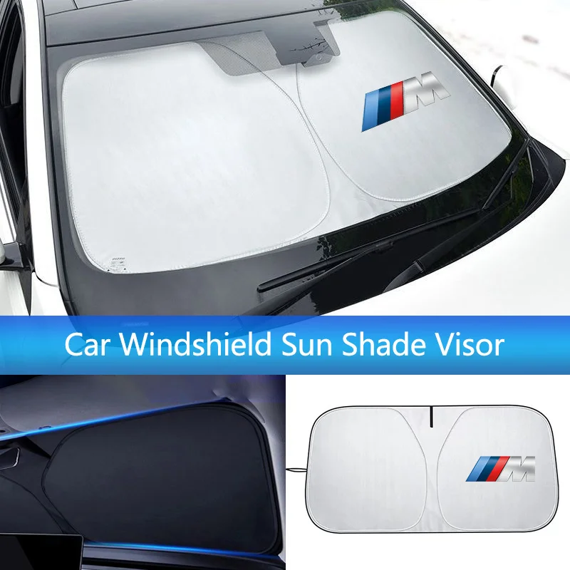 For BMW M E60 E90 E46 E39 E70 F10 F20 F30 X5 X6 X1 M3 M5 M6 E71 Car Windshield Sun Shade Visor UV Protection Shield Accessories
For BMW M E60 E90 E46 E39 E70 F10 F20 F30 X5 X6 X1 M3 M5 M6 E71 Car Windshield Sun Shade Visor UV Protection Shield Accessories