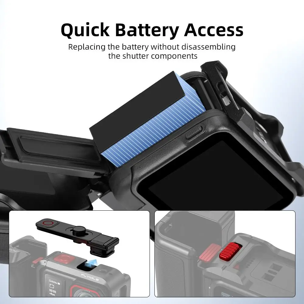 Quick Release Xplorer Grip Kit Handle Plastic Handle Metal Frame Street Grip Holder Frame for Insta360 Ace Pro/Pro 2
Quick Release Xplorer Grip Kit Handle Plastic Handle Metal Frame Street Grip Holder Frame for Insta360 Ace Pro/Pro 2