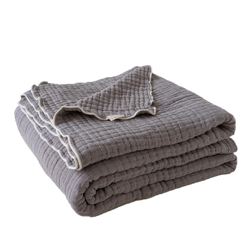 100% Cotton 6-Layer Gauze Blanket Solid Color Lightweight Breathable Towel Blanket for Bed Couch Throw Blanket Summer Thin Quilt
100% Cotton 6-Layer Gauze Blanket Solid Color Lightweight Breathable Towel Blanket for Bed Couch Throw Blanket Summer Thin Quilt