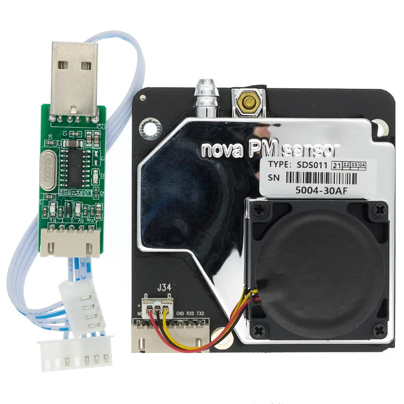 Nova PM sensor SDS011 High precision laser pm2.5 air quality detection sensor module Super dust dust sensors, digital output
Nova PM sensor SDS011 High precision laser pm2.5 air quality detection sensor module Super dust dust sensors, digital output