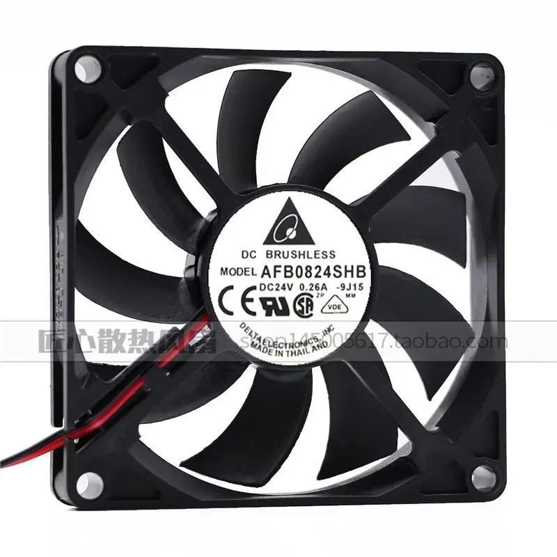 New AFB0824SHB 80 * 80 * 15mm 8CM 24V 0.26A 8CM Dual Ball Variable Frequency Converter Cooling Fan
New AFB0824SHB 80 * 80 * 15mm 8CM 24V 0.26A 8CM Dual Ball Variable Frequency Converter Cooling Fan