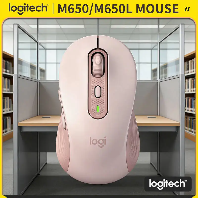 Logitech M650/M650L Wireless Mouse - Ergonomic Contour, Advanced Optical Sensor, 24-Month Battery, 20-Month Bluetooth Battery
Logitech M650/M650L Wireless Mouse - Ergonomic Contour, Advanced Optical Sensor, 24-Month Battery, 20-Month Bluetooth Battery