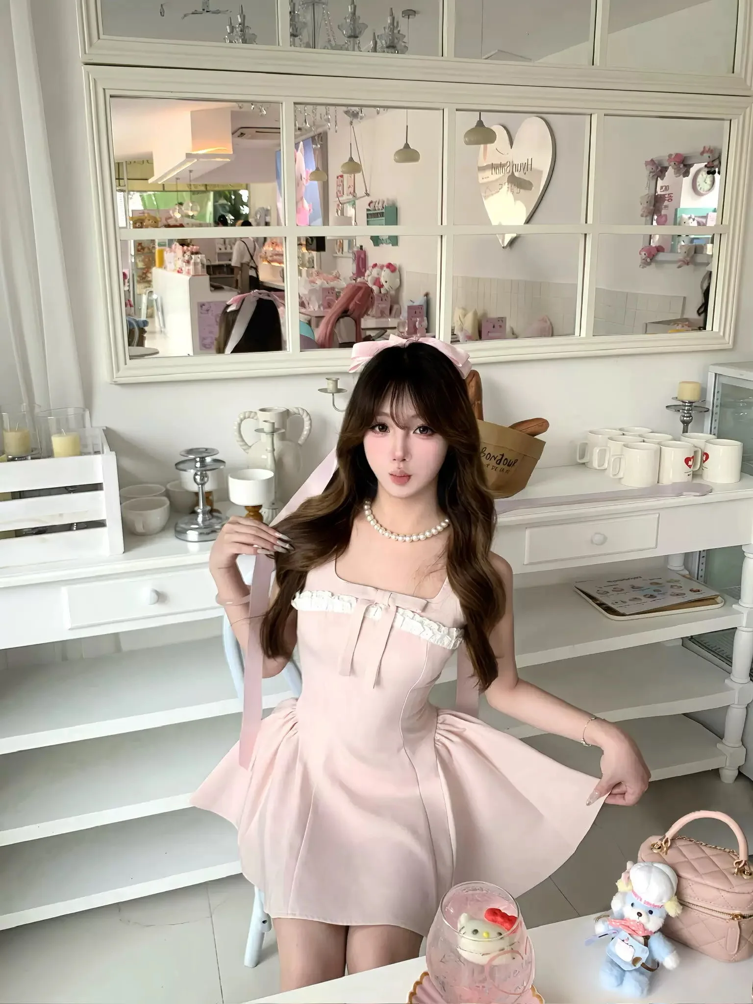 Pastel Pink Sweet Princess Ruffle Skirt Dress Girl's Waist Cinched Birthday Cute Skirt City Commute Date Daily Shopping
Pastel Pink Sweet Princess Ruffle Skirt Dress Girl's Waist Cinched Birthday Cute Skirt City Commute Date Daily Shopping