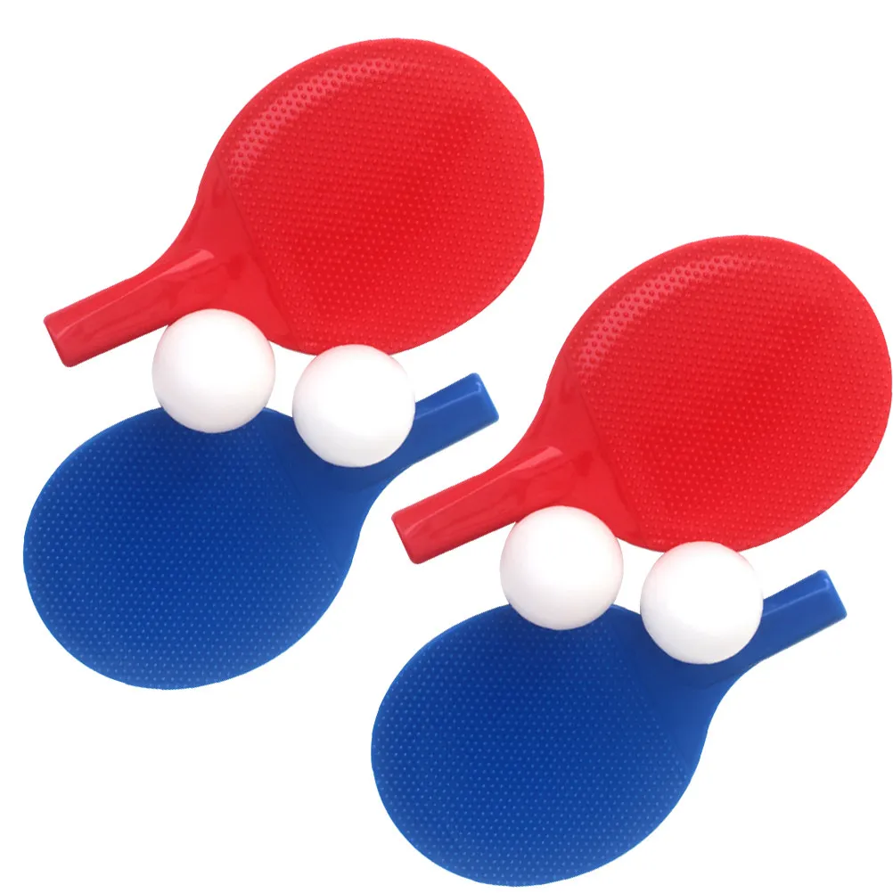 2Sets Table Tennis Racket Set Plastic Smooth Bezels No Burrs Safe for Beginners Kindergarten Red Blue Outdoor Use
2Sets Table Tennis Racket Set Plastic Smooth Bezels No Burrs Safe for Beginners Kindergarten Red Blue Outdoor Use