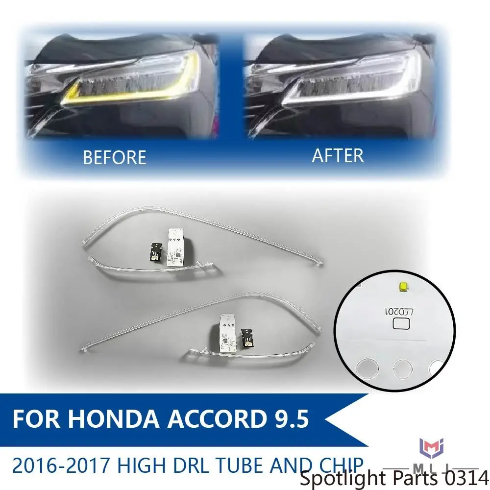For Honda Accord 9.5 2016 2017 High Versioin Headlight LED Light Guide Strip DRL Tube Angel Eye Board Chip Car Accessories
For Honda Accord 9.5 2016 2017 High Versioin Headlight LED Light Guide Strip DRL Tube Angel Eye Board Chip Car Accessories