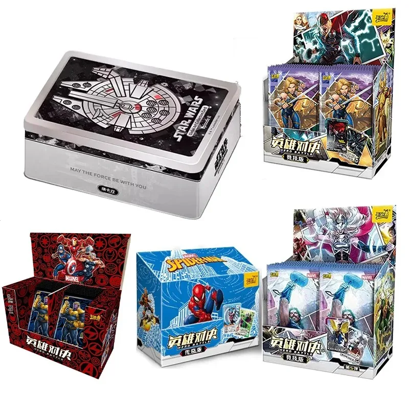 KAYOU Genuine Marvel Avengers Cards Heroes Duel Card Legend Star Wars Global Art Collection Cards Anime Peripherals Gifts Toys
KAYOU Genuine Marvel Avengers Cards Heroes Duel Card Legend Star Wars Global Art Collection Cards Anime Peripherals Gifts Toys
