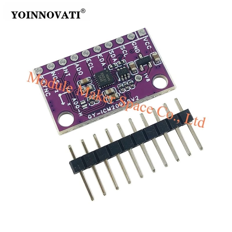 GY-ICM20948 IMU Sensor Module 9-Axis Accelerometer Gyroscope Magnetometer Upgrade Replacement for MPU-9250 MPU-9150 for Drone
GY-ICM20948 IMU Sensor Module 9-Axis Accelerometer Gyroscope Magnetometer Upgrade Replacement for MPU-9250 MPU-9150 for Drone