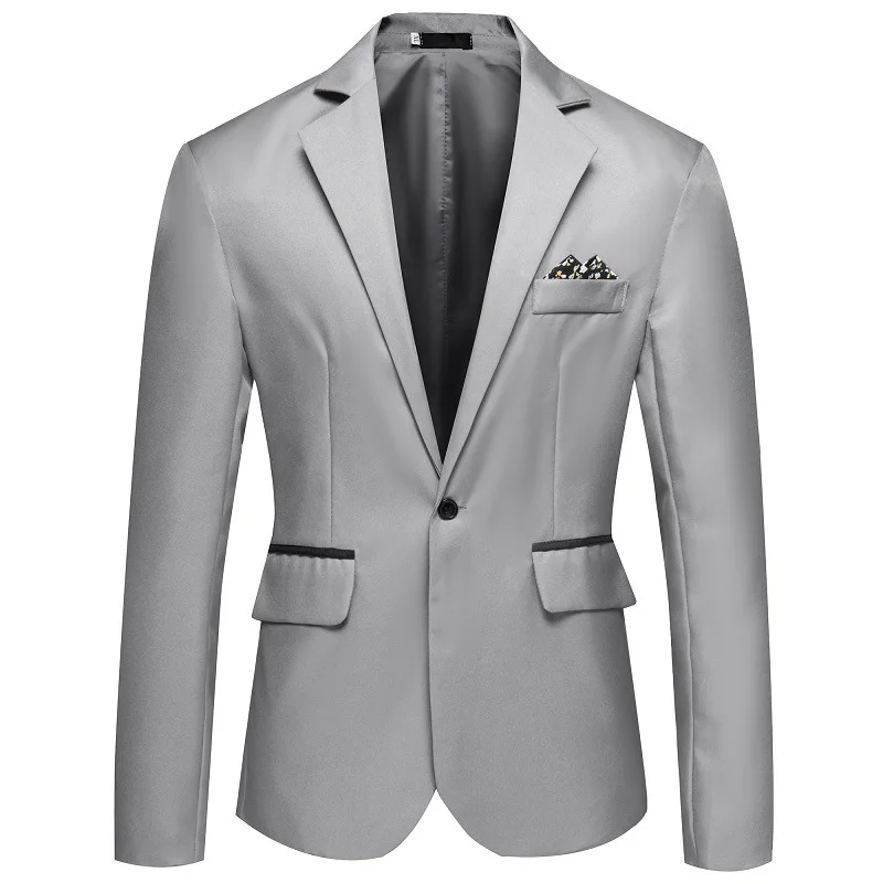 Blazers Solid Men Single Button Suits Blazer Cardigan Long Sleeve Suit Pockets Business Slim Fit Turn Down Collar Spliced 2026
Blazers Solid Men Single Button Suits Blazer Cardigan Long Sleeve Suit Pockets Business Slim Fit Turn Down Collar Spliced 2026