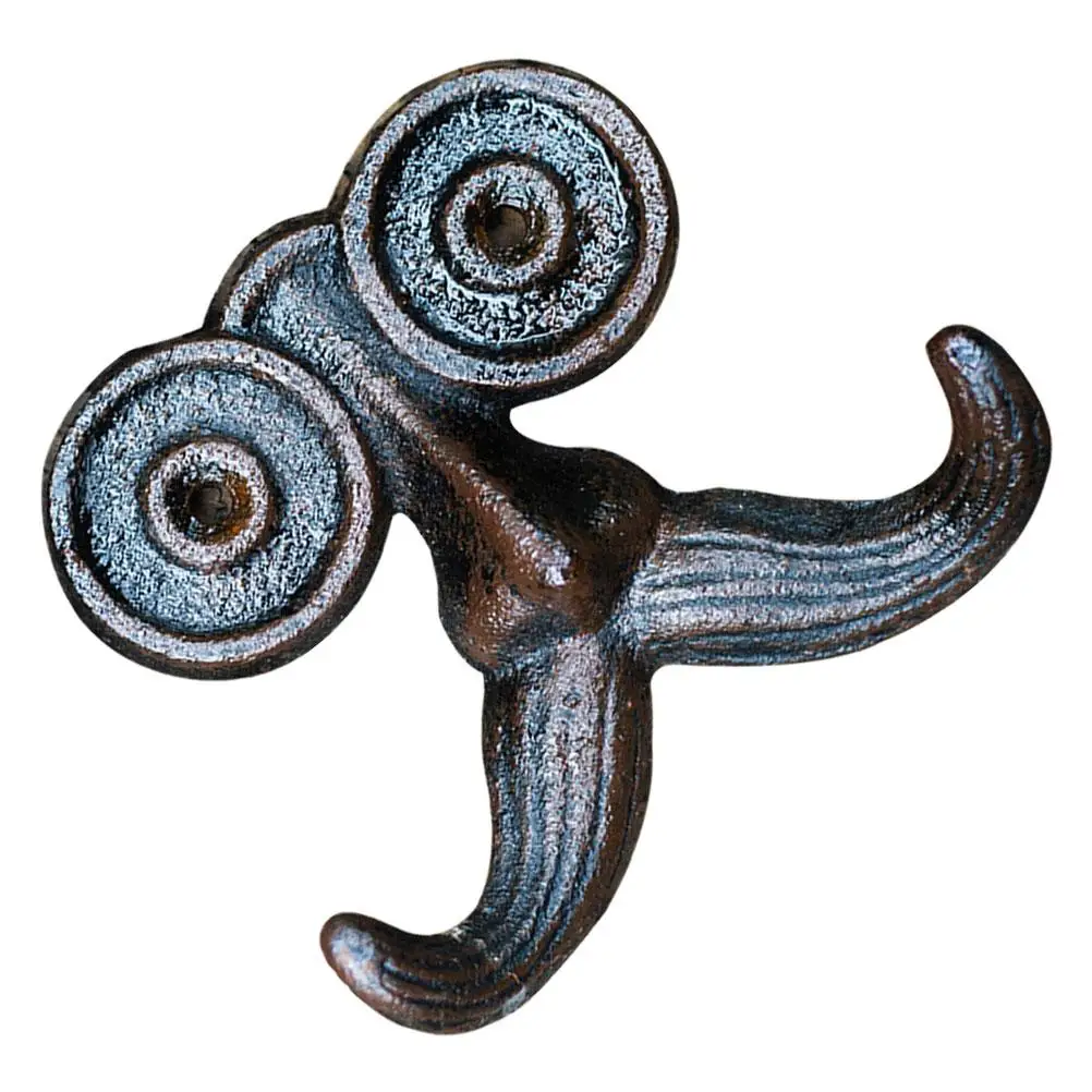 Decorative Beard Shape Cast Iron Wall Hooks Garden Hanging Hook Black Rustic Hooks Universal Hanger Small Tool Storage
Decorative Beard Shape Cast Iron Wall Hooks Garden Hanging Hook Black Rustic Hooks Universal Hanger Small Tool Storage