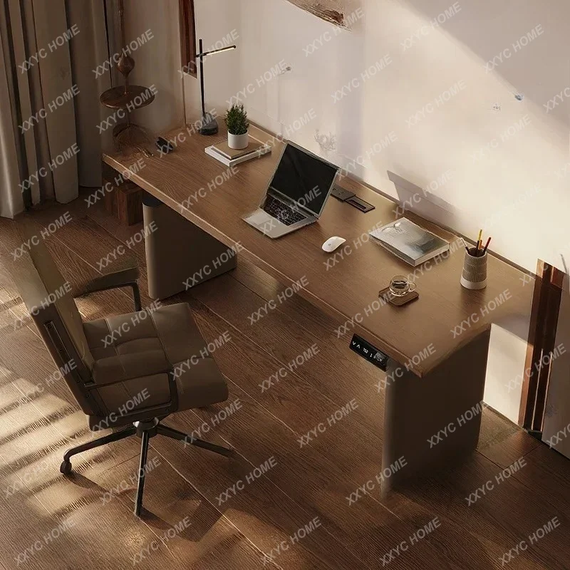 Solid Wood Intelligent Electric Lifting Computer Desk Double Motor Walnut Home Desk
Solid Wood Intelligent Electric Lifting Computer Desk Double Motor Walnut Home Desk