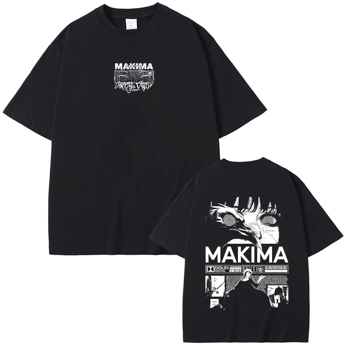 Hot Anime Chainsaw Man T-shirt Summer Unisex Manga Makima Eyes Print T Shirts Men Women Clothing Fashion Casual Humor Streetwear
Hot Anime Chainsaw Man T-shirt Summer Unisex Manga Makima Eyes Print T Shirts Men Women Clothing Fashion Casual Humor Streetwear