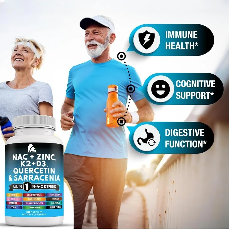 NAC supplements vitamins, zinc, quercetin Triphala、Sarracenia Purpurea、 Elderberry, propolis, bromelain, lysine-60 capsules
NAC supplements vitamins, zinc, quercetin Triphala、Sarracenia Purpurea、 Elderberry, propolis, bromelain, lysine-60 capsules