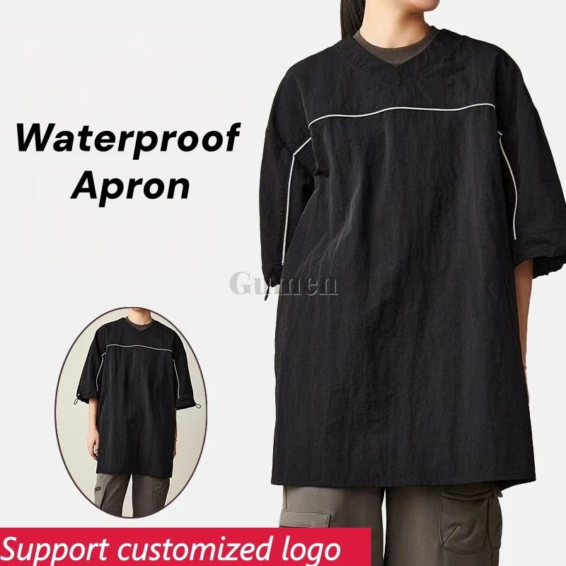 Черный водонепроницаемый фартук для парикмахерской, зоомагазина, грумера, индивидуальный логотип, летняя тонкая водонепроницаемая форма, парикмахерская рабочая одежда, халат
Черный водонепроницаемый фартук для парикмахерской, зоомагазина, грумера, индивидуальный логотип, летняя тонкая водонепроницаемая форма, парикмахерская рабочая одежда, халат