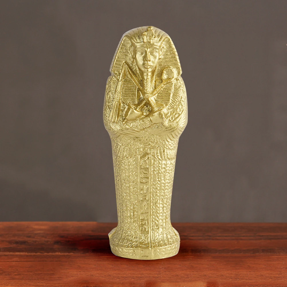 1pc Halloween Mummy Theme Mummy Coffin Pyramid Decoration Resin Egyptian Artifacts Ornaments Halloween Desktop Decoration
1pc Halloween Mummy Theme Mummy Coffin Pyramid Decoration Resin Egyptian Artifacts Ornaments Halloween Desktop Decoration