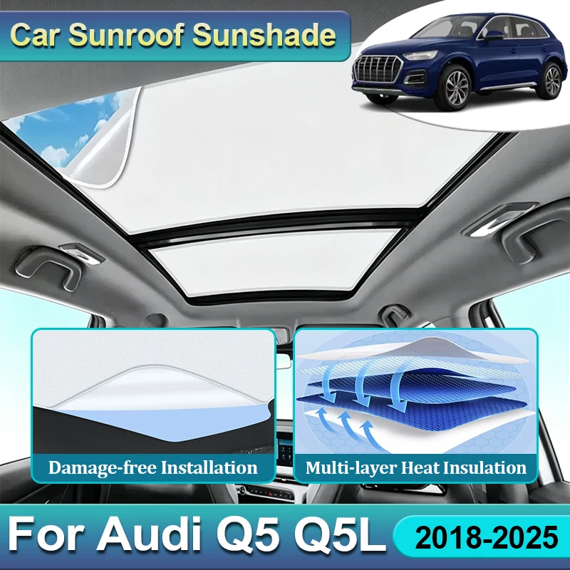 For Audi Q5 Q5L 2018-2025 2024 2023 2022 Electrostatic Adsorption Sunroof Cover Skylight Car Accessorie Interior Heat Insulation
For Audi Q5 Q5L 2018-2025 2024 2023 2022 Electrostatic Adsorption Sunroof Cover Skylight Car Accessorie Interior Heat Insulation