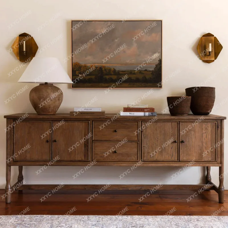 retro solid wood dining side porch storage storage decorative cabinet
retro solid wood dining side porch storage storage decorative cabinet
