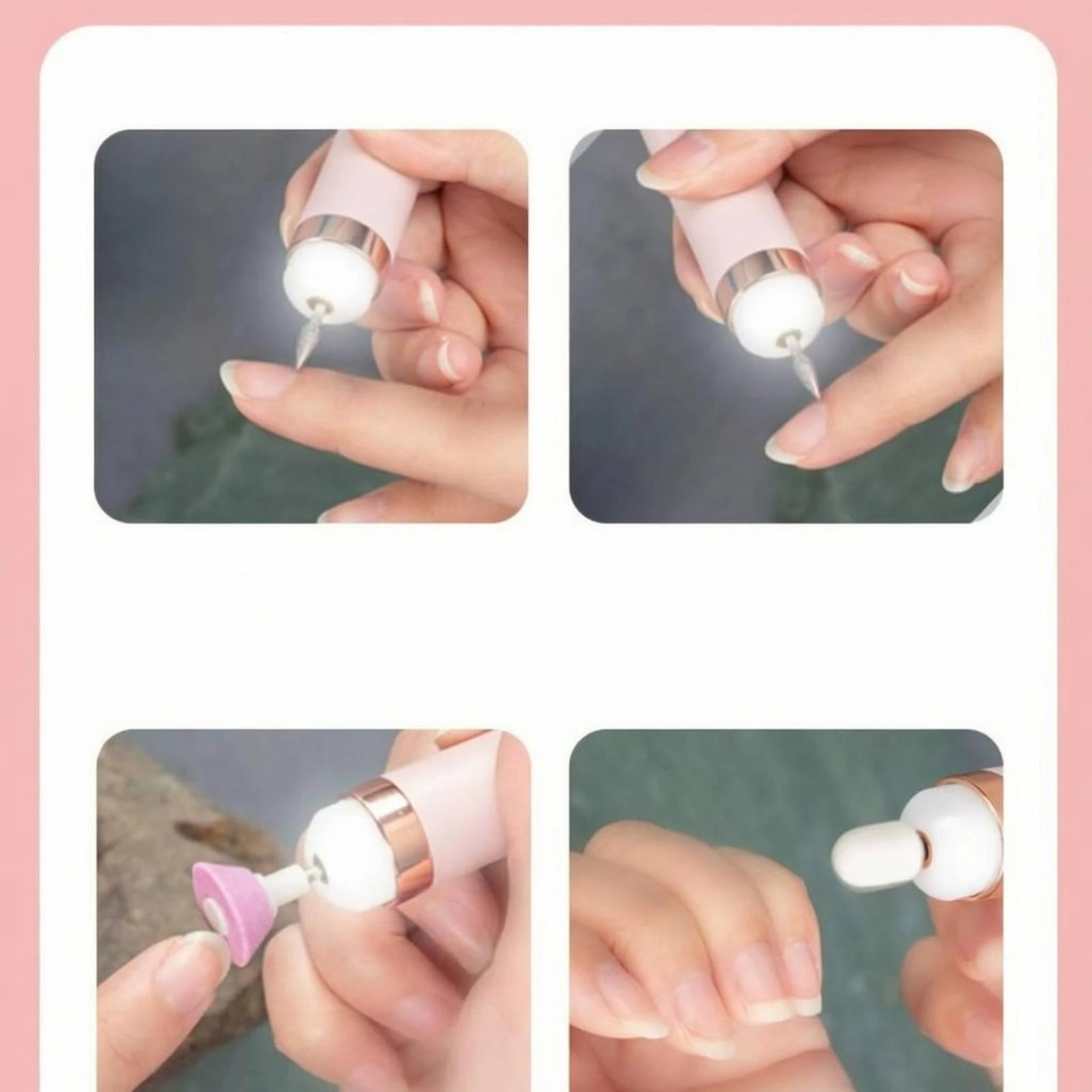Pen-Shaped Nail Drill Interchangeable Heads Electric Nail Grinder Manicure Tool Guard Cover Lightweight
Pen-Shaped Nail Drill Interchangeable Heads Electric Nail Grinder Manicure Tool Guard Cover Lightweight