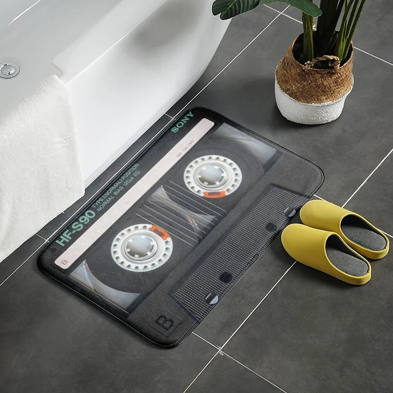 Retro Cassette Music Tape Carpet Multiple Choice Funny Entrance Door Mat Living Room Kitchen Bathroom Doormat Non-Slip Floor Mat
Retro Cassette Music Tape Carpet Multiple Choice Funny Entrance Door Mat Living Room Kitchen Bathroom Doormat Non-Slip Floor Mat
