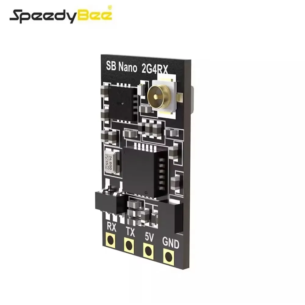 Приемник SpeedyBee Nano ELRS 2,4G 5V с Т-образным кабелем ExpressLRS, черный для FPV фристайла, дронов дальнего действия
Приемник SpeedyBee Nano ELRS 2,4G 5V с Т-образным кабелем ExpressLRS, черный для FPV фристайла, дронов дальнего действия