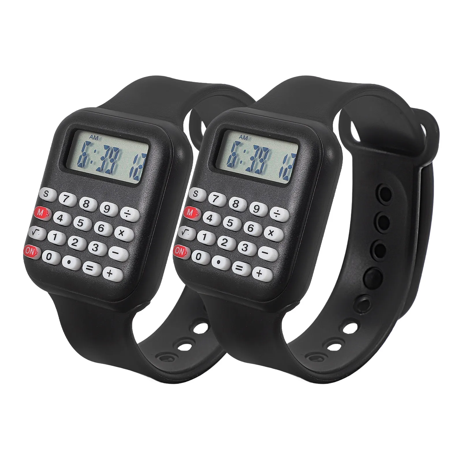 2Pcs Kids Calculator Wrist Watch Children Electronic Watch with Mini Calculator Function for Boys Girls School Play Daily Use
2Pcs Kids Calculator Wrist Watch Children Electronic Watch with Mini Calculator Function for Boys Girls School Play Daily Use