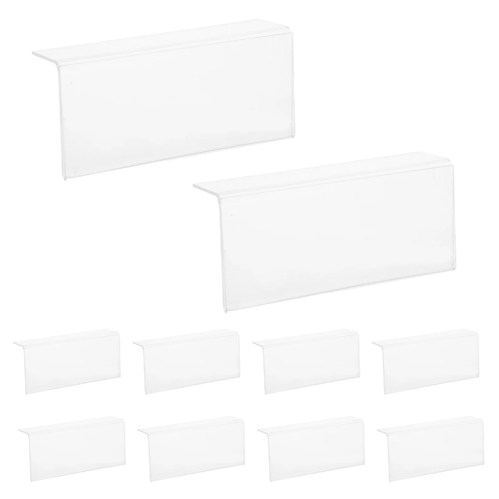 20Pcs Price Sign Board Acrylic Transparent Sign Holder Stable Display Stand for Retail Supermarket Food Label Price Tag Holder
20Pcs Price Sign Board Acrylic Transparent Sign Holder Stable Display Stand for Retail Supermarket Food Label Price Tag Holder