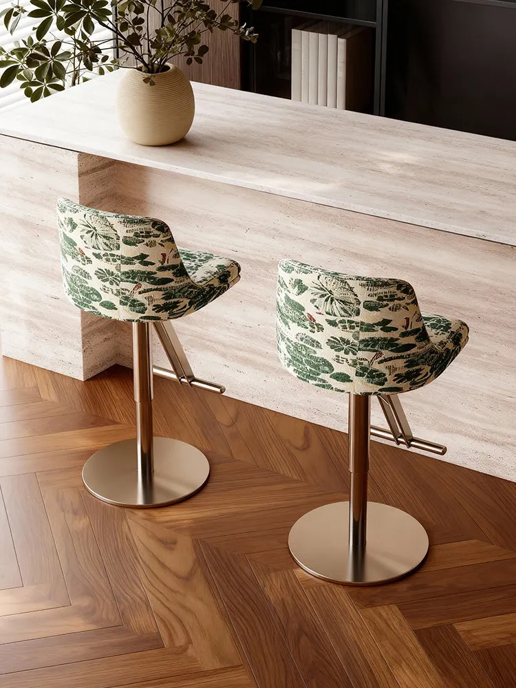 PYJ retro style fabric high chair home dining room liftable stainless steel seat
PYJ retro style fabric high chair home dining room liftable stainless steel seat