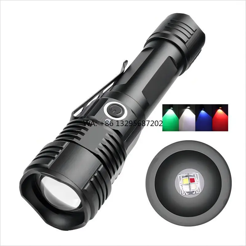 Well-crafted Aluminum Alloy Red Light Hunting Flashlight Red Green UV Light LED Flash Light High Power Zoomable Torch Tactical
Well-crafted Aluminum Alloy Red Light Hunting Flashlight Red Green UV Light LED Flash Light High Power Zoomable Torch Tactical