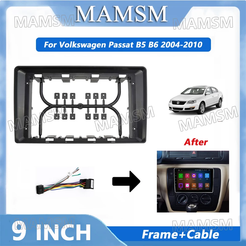 2 Din Radio Frame For Volkswagen Passat B5 B6 2004-2010 Car Player DVD Dashboard Audio Panel Mount Installation Fascia Frame
2 Din Radio Frame For Volkswagen Passat B5 B6 2004-2010 Car Player DVD Dashboard Audio Panel Mount Installation Fascia Frame