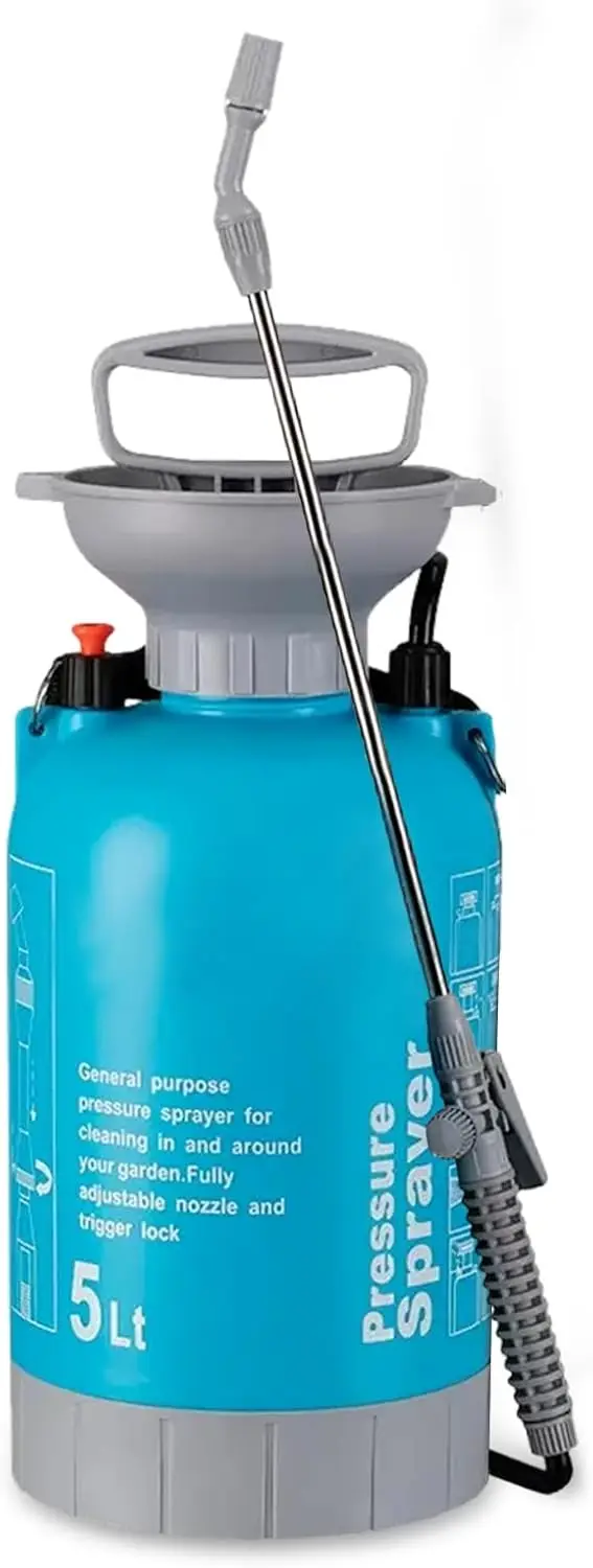 Upgraded Reinforced 1.3 Gallon Pump Pressure Sprayer-Watering for Plants, Weeds Control, Lawn Care with Adjustable Nozzles &Comf
Upgraded Reinforced 1.3 Gallon Pump Pressure Sprayer-Watering for Plants, Weeds Control, Lawn Care with Adjustable Nozzles &Comf