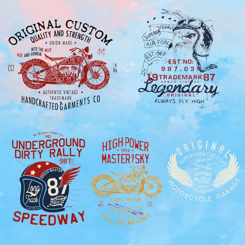 Punk Motorcycle Helmet Eagle On Clothes Applique Decor Heat Transfer Thermal Stickers PVC Patch for Clothing Printed
Punk Motorcycle Helmet Eagle On Clothes Applique Decor Heat Transfer Thermal Stickers PVC Patch for Clothing Printed