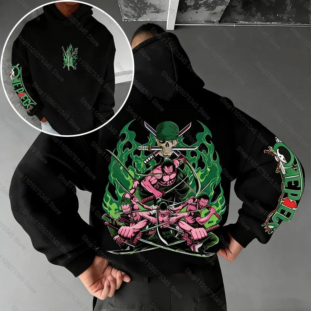 One Piece Anime Skeleton Print Men's Hoodie Autumn and Winter Fleece Lining Long Sleeve Streetwear Hip Hop Oversized Y2k Clothes
One Piece Anime Skeleton Print Men's Hoodie Autumn and Winter Fleece Lining Long Sleeve Streetwear Hip Hop Oversized Y2k Clothes